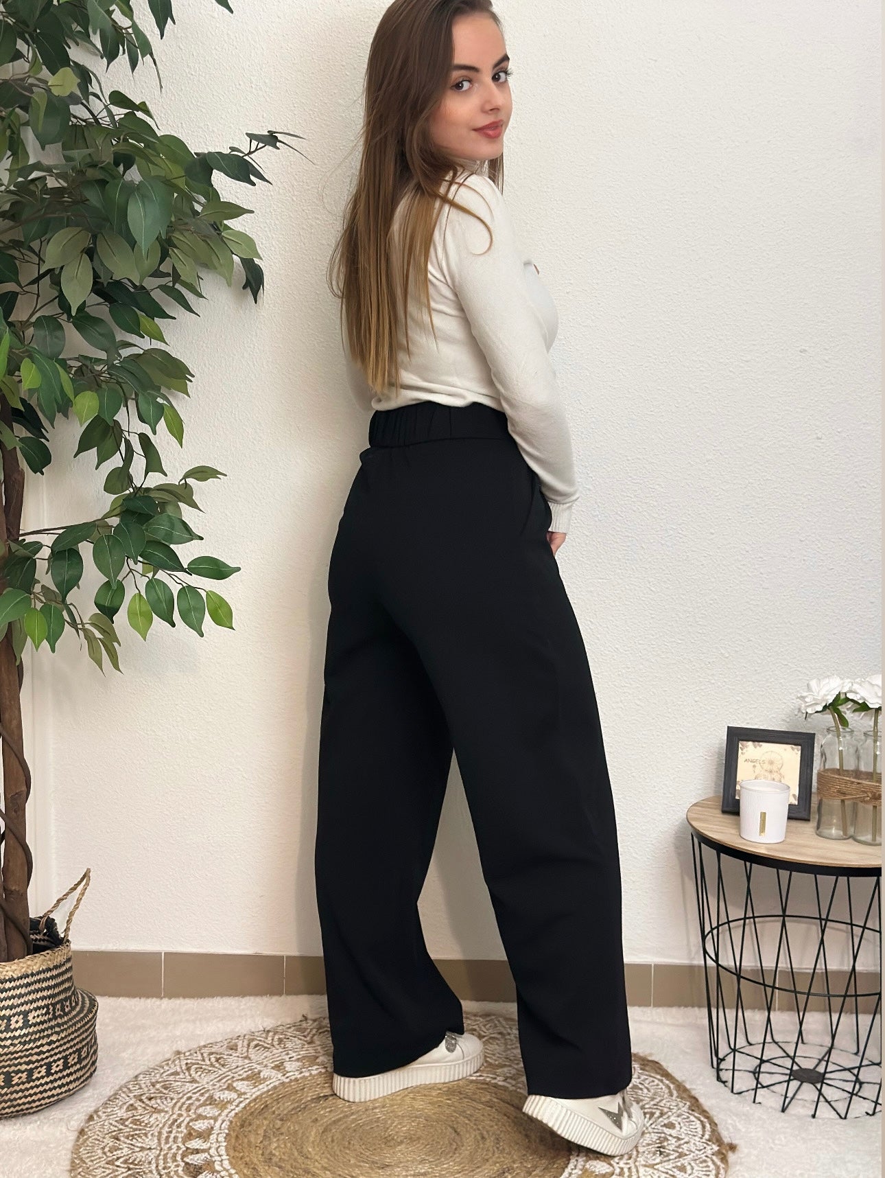 Pantalon Fluide Noir