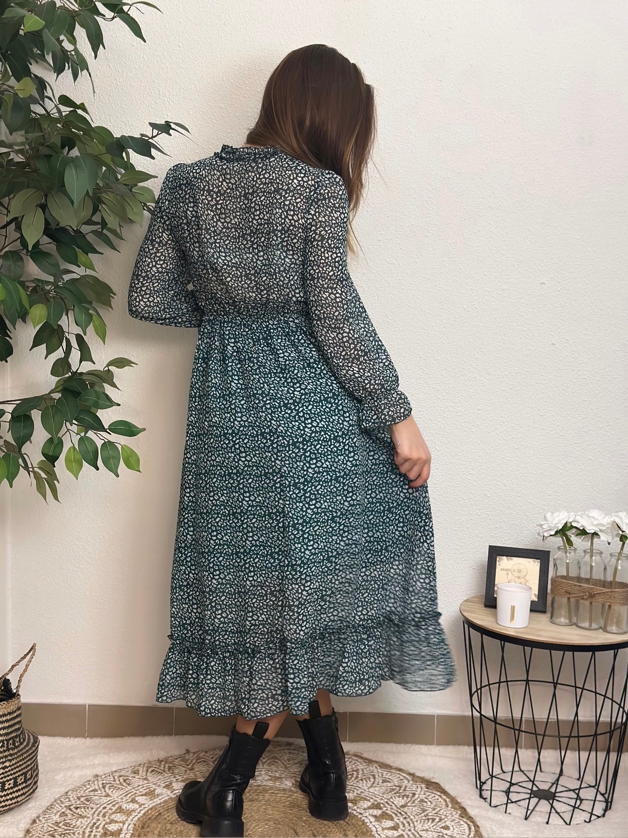 Robe Verte Élégante