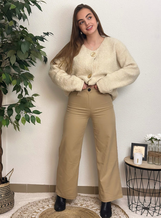 Pantalon Beige